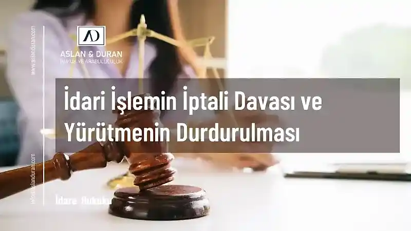 idari işlemin iptali