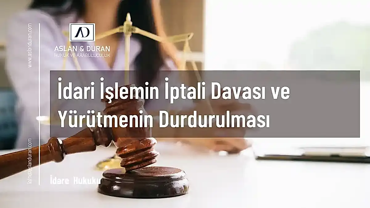 idari işlemin iptali