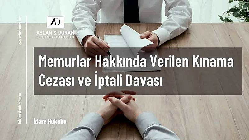kınama cezası