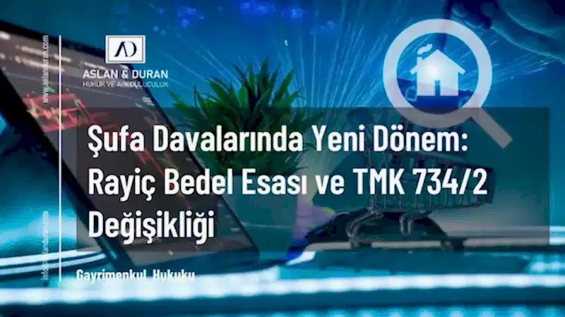 şufa davası rayiç bedel