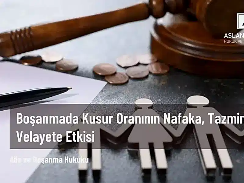 boşanmada kusur oranı
