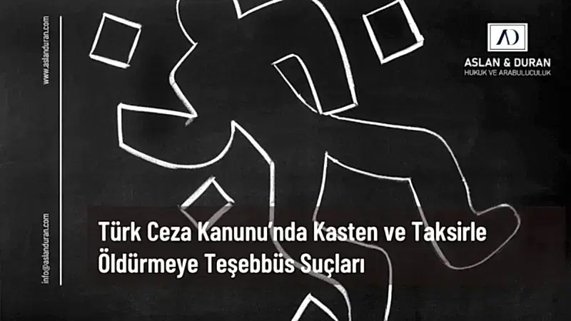 kasten ve taksirle öldürmeye teşebbüs suçu